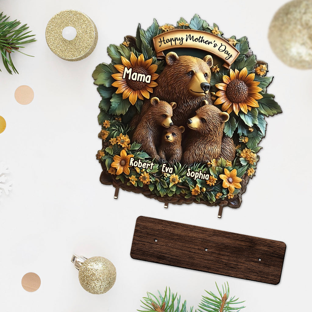 Mama Bear - Personalized Mother 1 Layered Big Freestanding