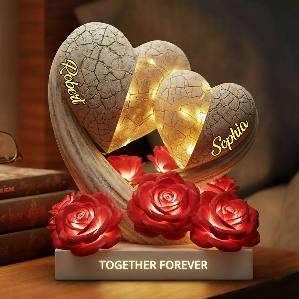 Together Forever - Personalized Couple Custom Shaped Acrylic Plaque