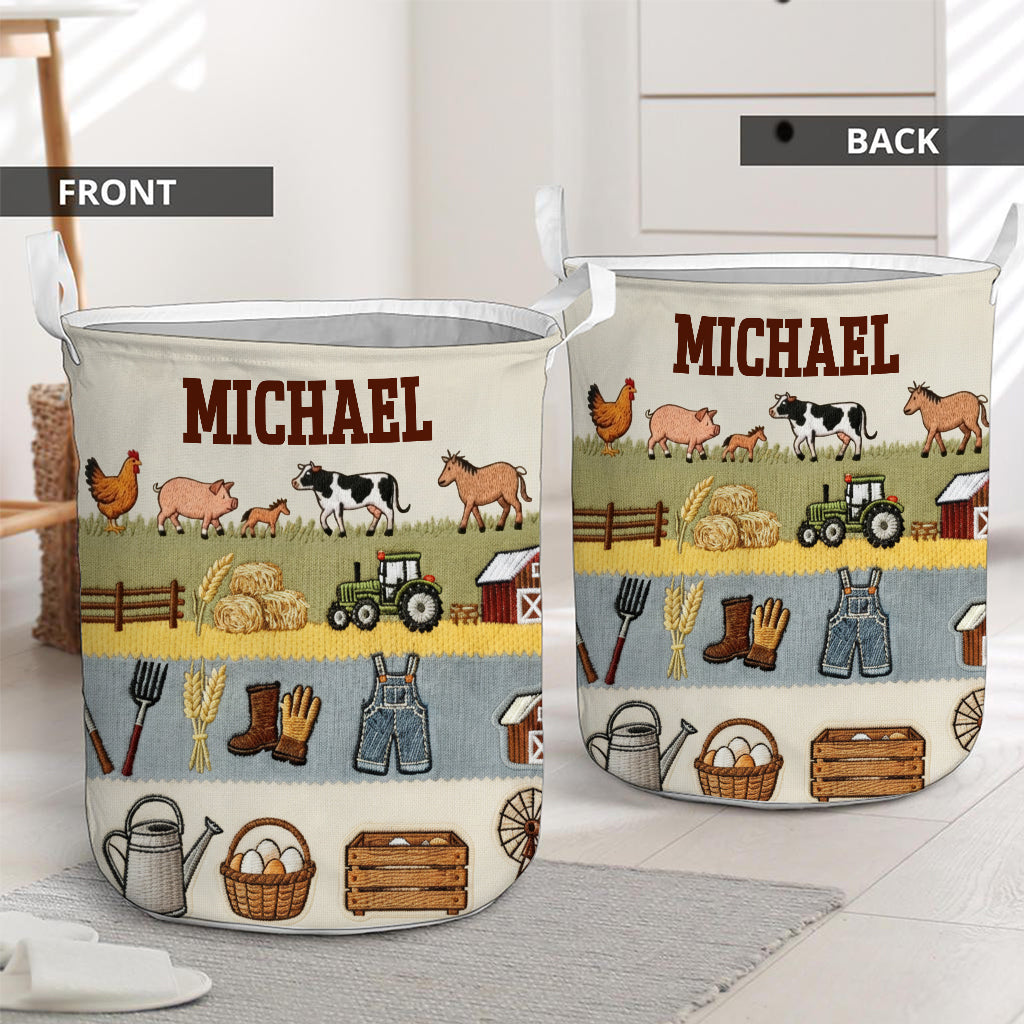 Farmer Life - Personalized Farmer Storage Basket