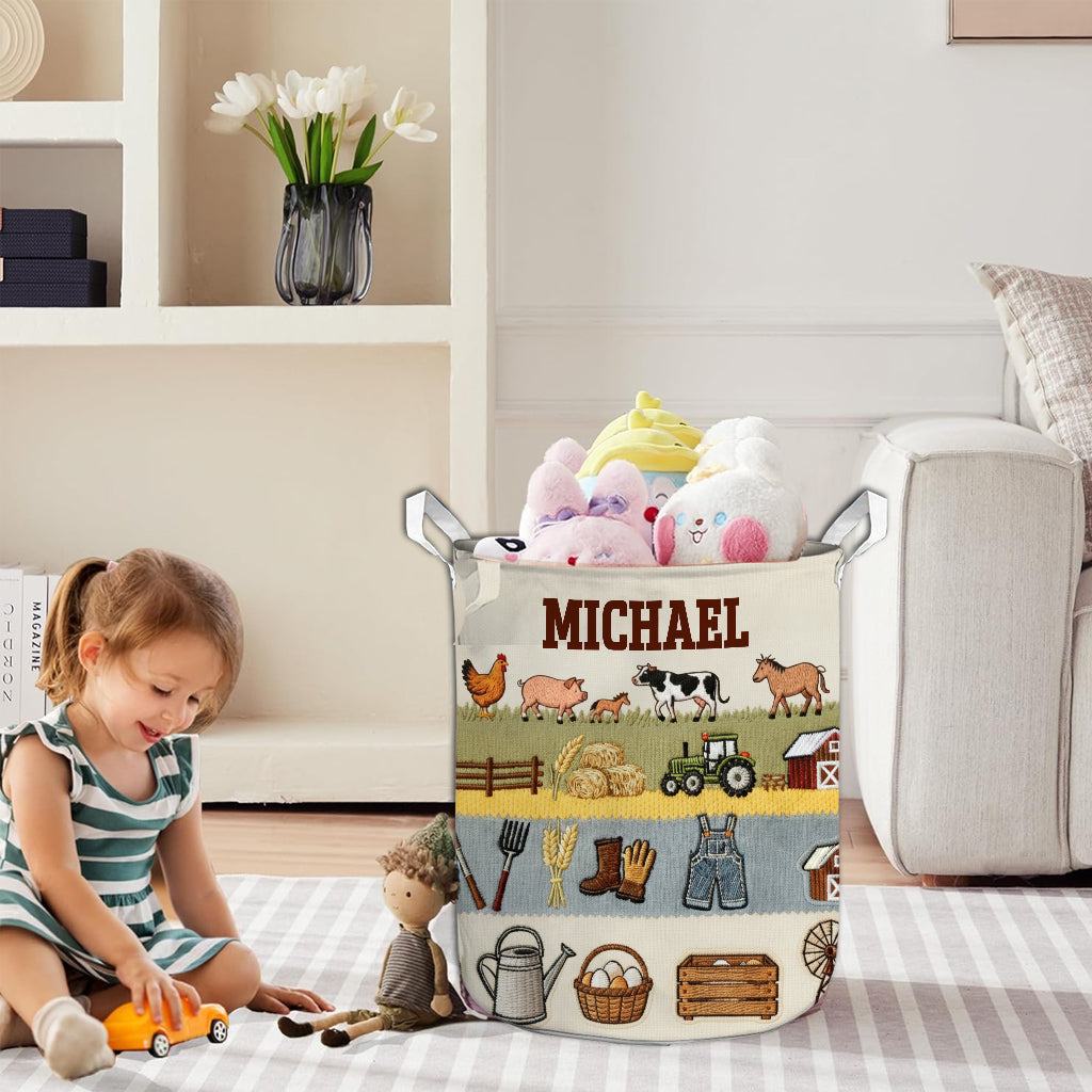 Farmer Life - Personalized Farmer Storage Basket
