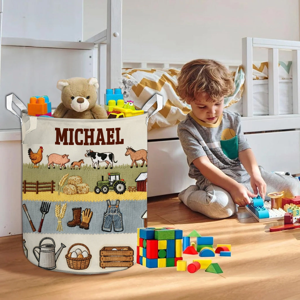 Farmer Life - Personalized Farmer Storage Basket