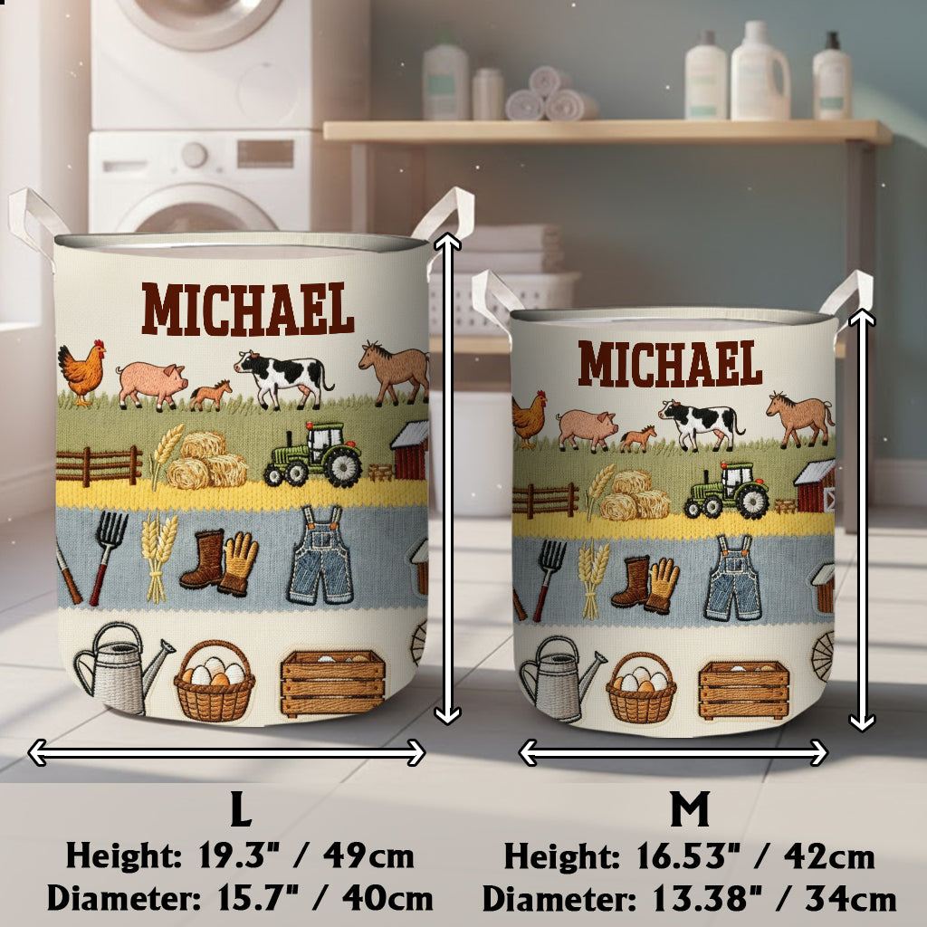 Farmer Life - Personalized Farmer Storage Basket