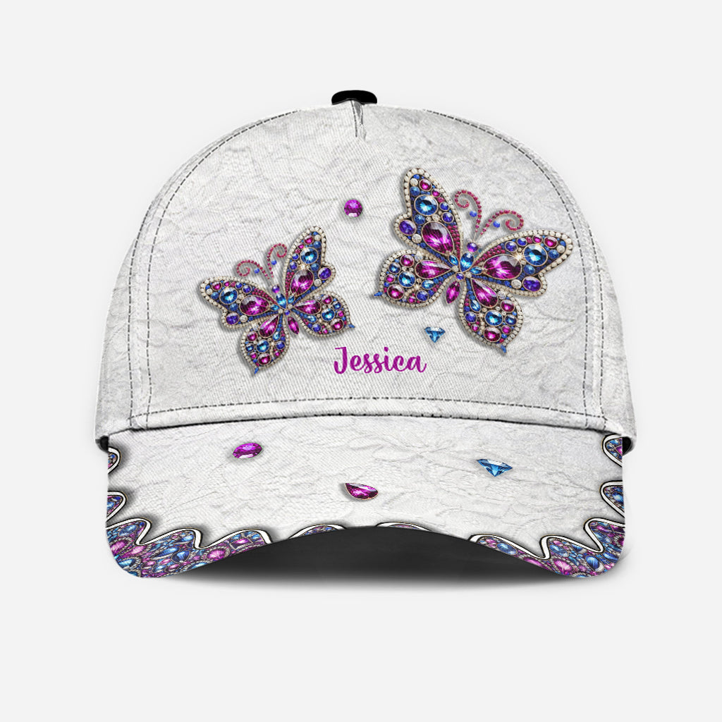 Beautiful Butterfly - Personalized Butterfly Classic Cap