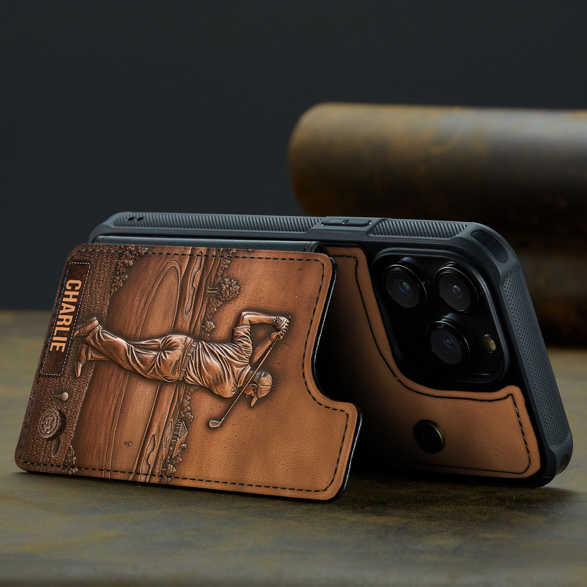 The Best Golfer - Personalized Golf Fully Printed Wallet Phone Case