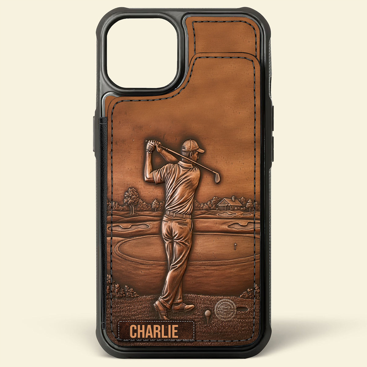 The Best Golfer - Personalized Golf Fully Printed Wallet Phone Case