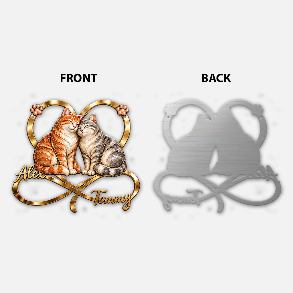 You & Me We Got This - Personalized Cat 3D Printed Cut Metal Sign