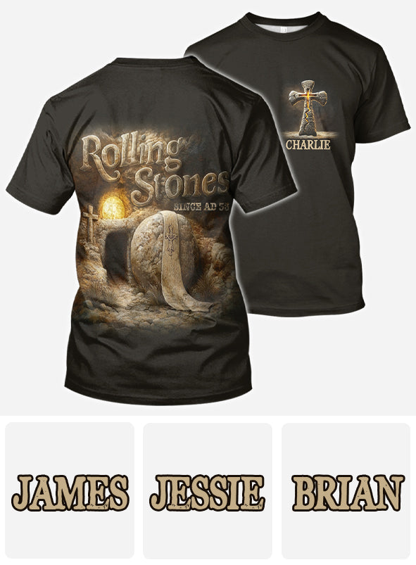 Rolling Stones Since AD 33 - Personalized Christian All Over Shirt