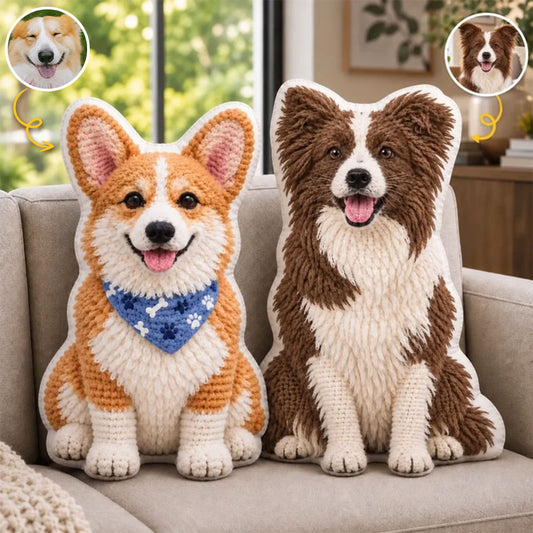 Dog Owner Gift - Personalized Dog Premium Faux Fur Pillow