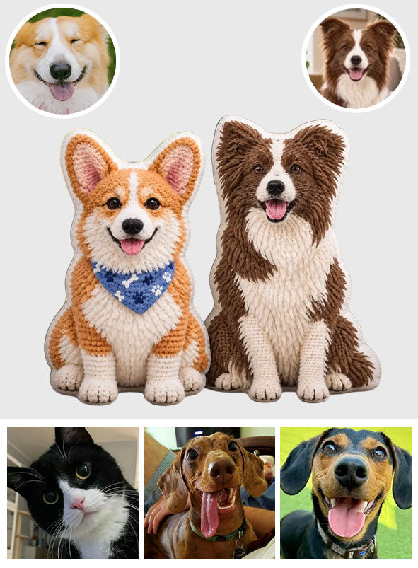 Dog Owner Gift - Personalized Dog Premium Faux Fur Pillow
