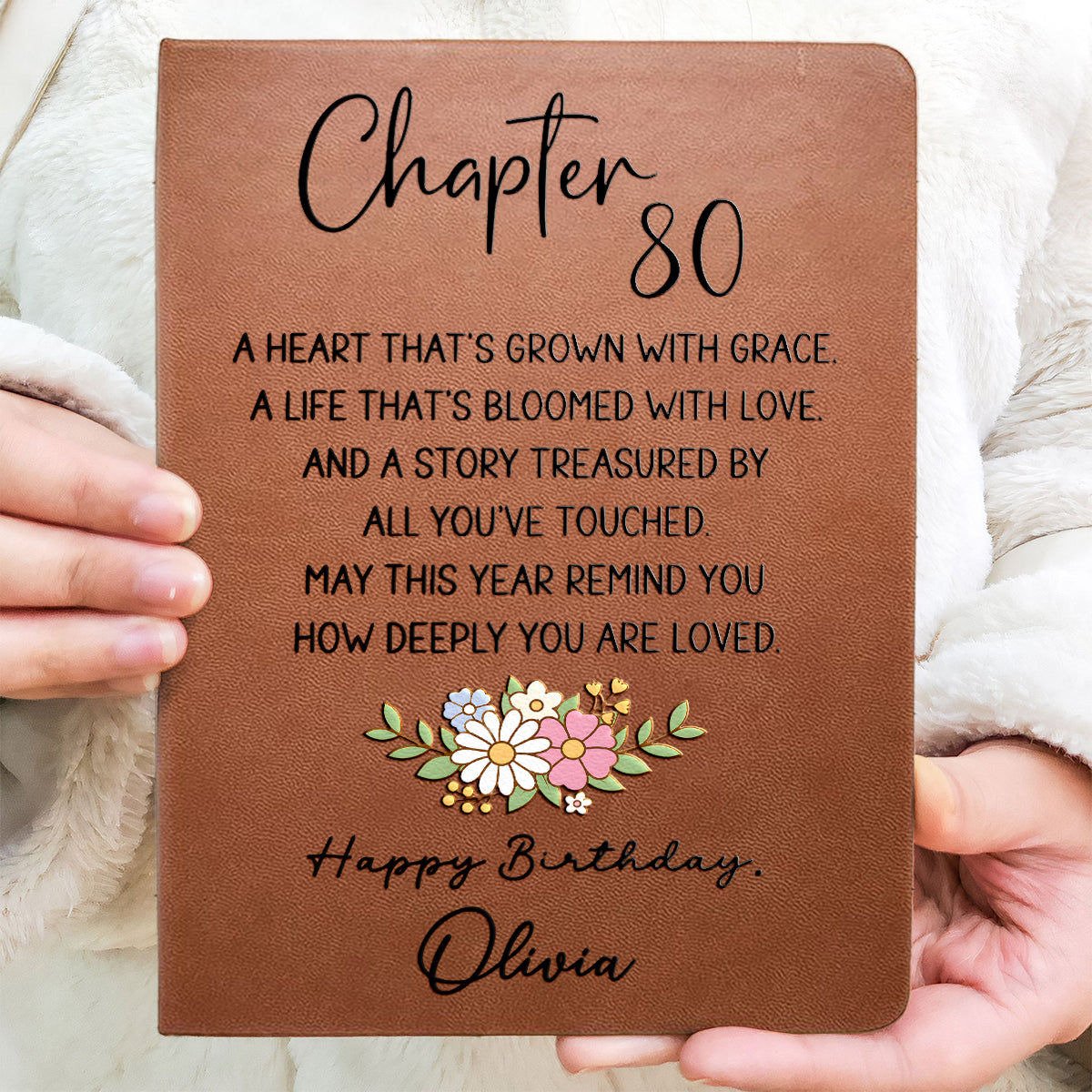 Birthday Gift - Personalized Birthday Leather Journal