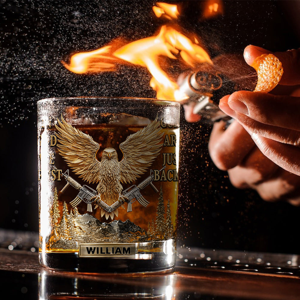 In God We Trust - Personalized Christian Whiskey Glass