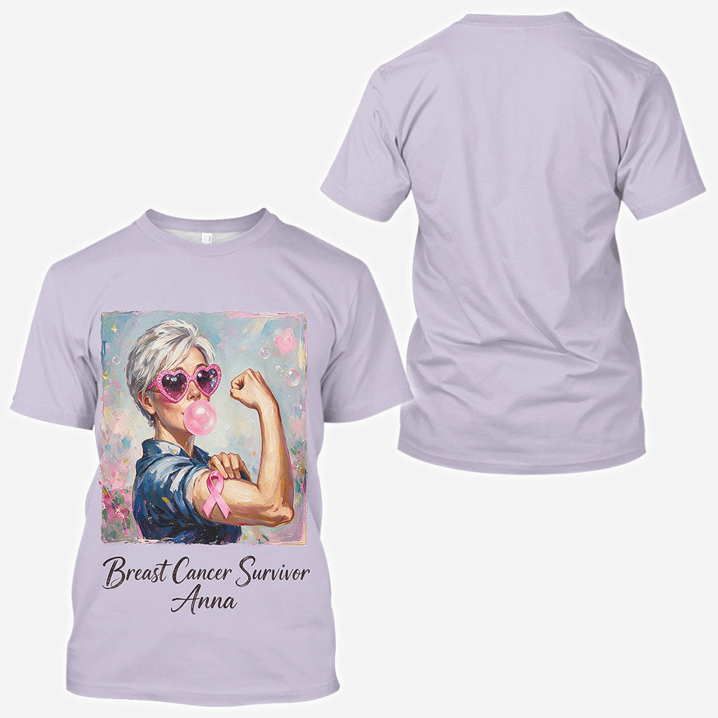 We Can Fight It! - Personalized Breast Cancer Awareness All Over Shirt