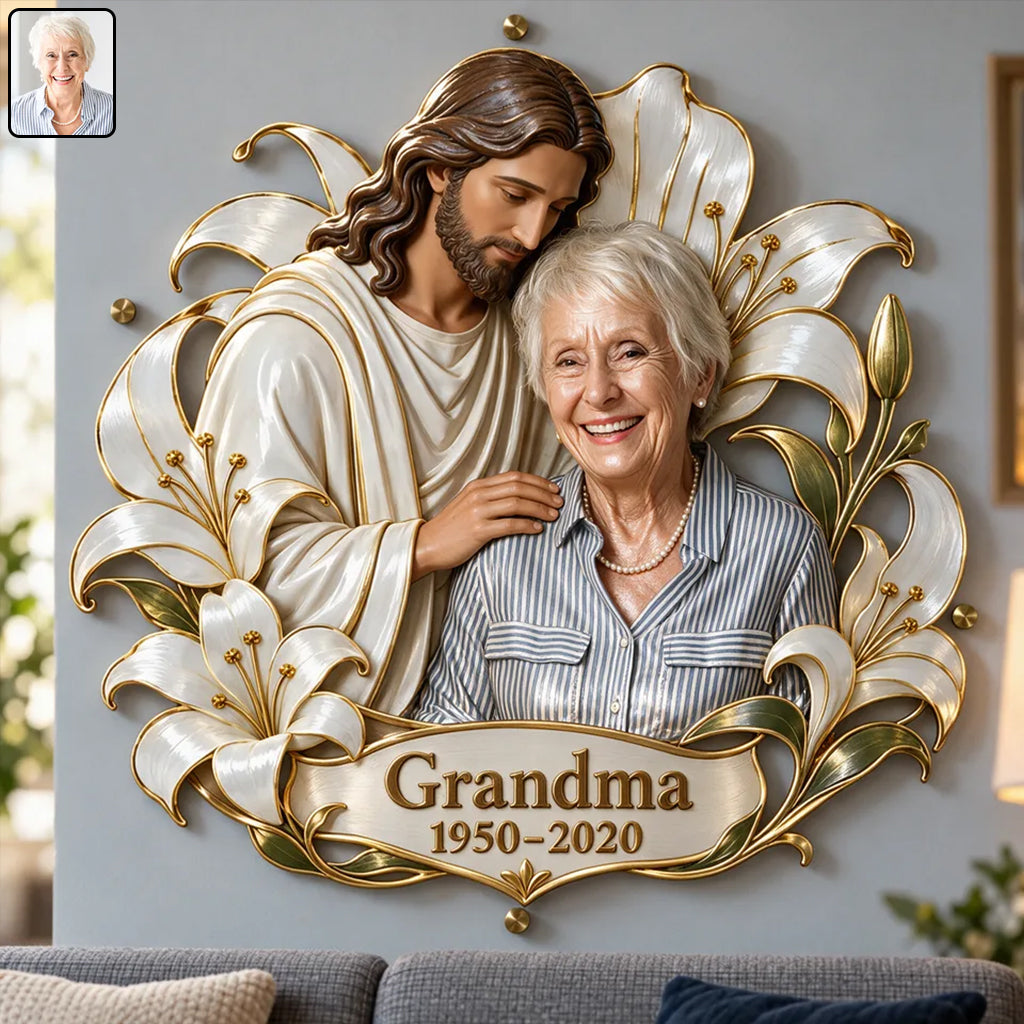 Memorial Gift - Personalized Memorial 3D Printed Cut Metal Sign