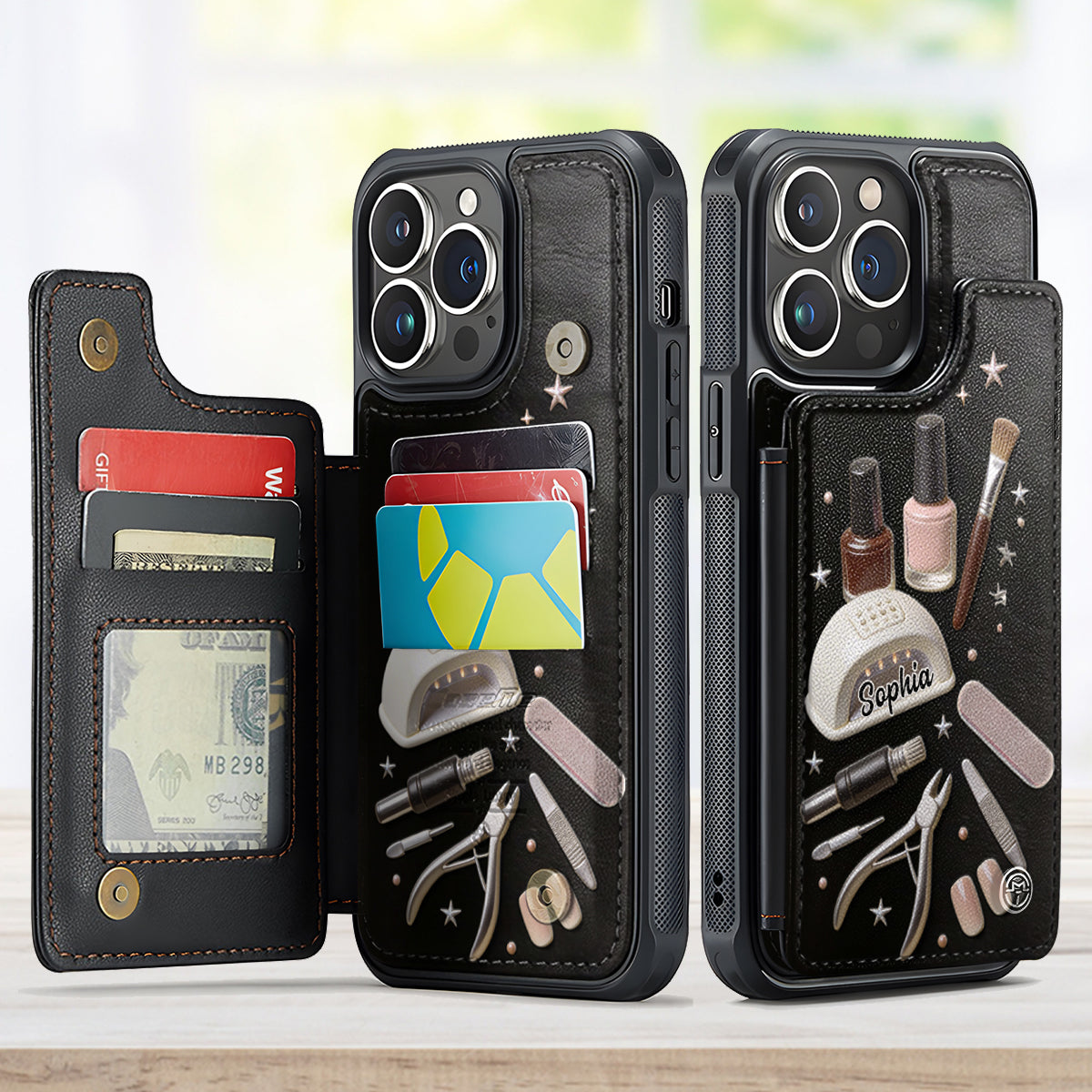 Nail Artist - Personalized Nail Salon Fully Printed Wallet Phone Case