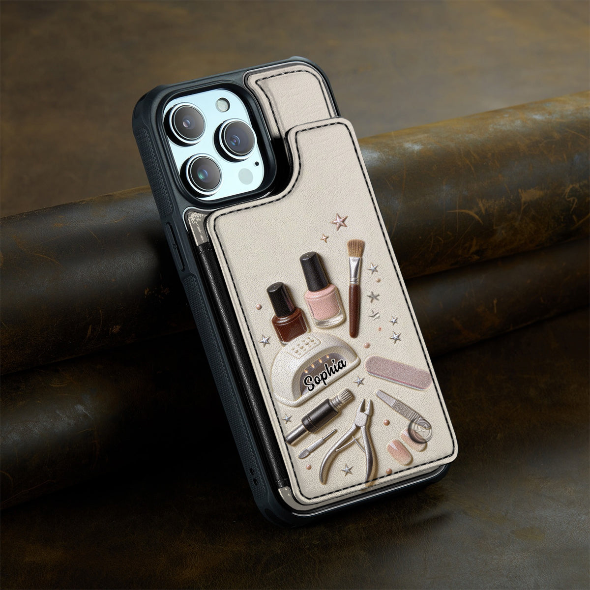 Nail Artist - Personalized Nail Salon Fully Printed Wallet Phone Case