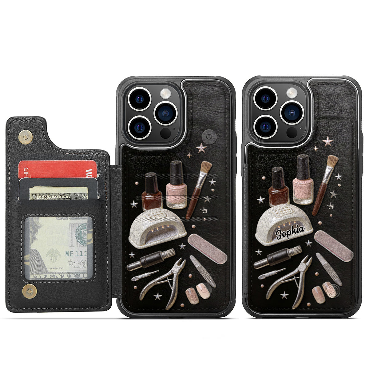 Nail Artist - Personalized Nail Salon Fully Printed Wallet Phone Case