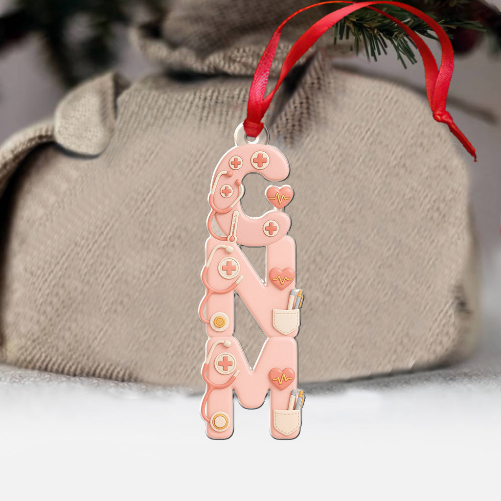 Merry Christmas - Personalized Nurse Ornament
