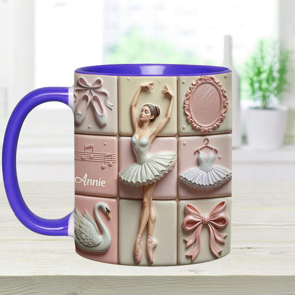 Love Ballet - Personalized Ballet Accent Mug