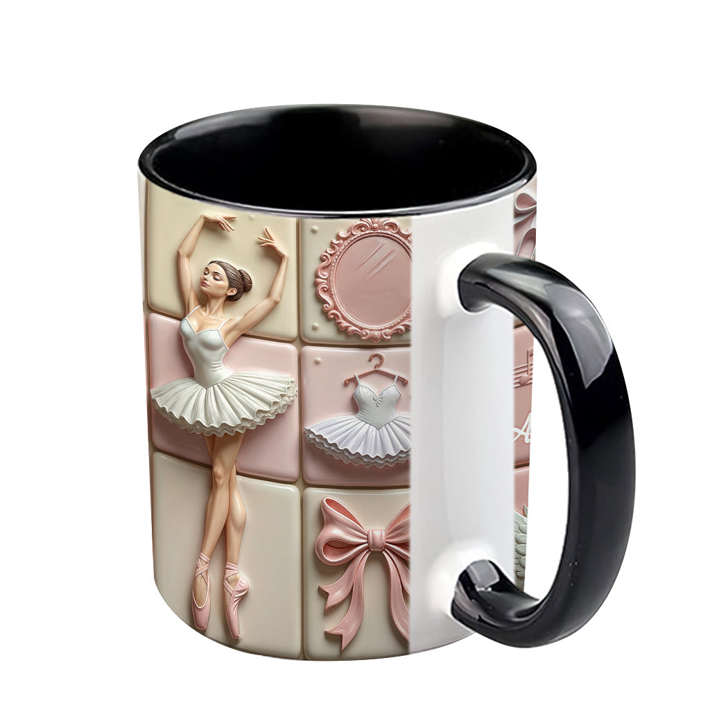 Love Ballet - Personalized Ballet Accent Mug