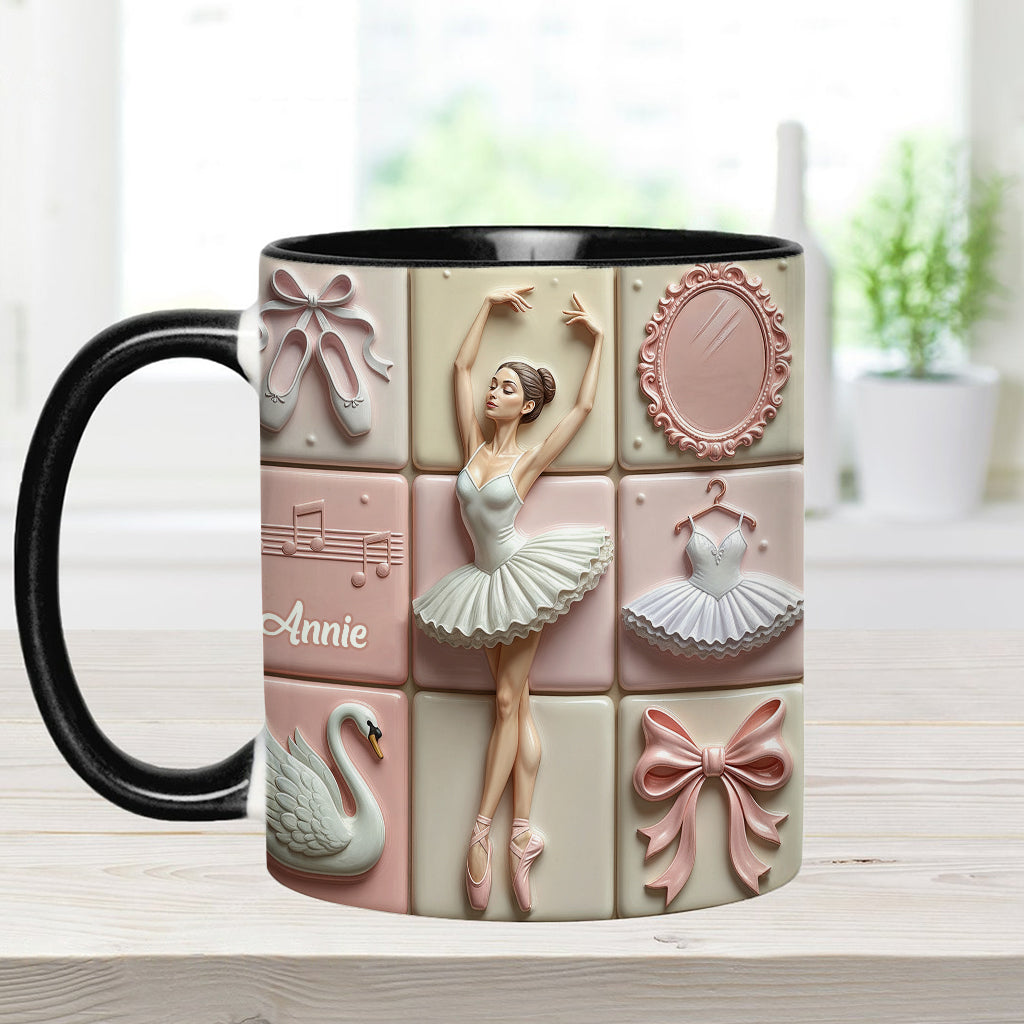 Love Ballet - Personalized Ballet Accent Mug