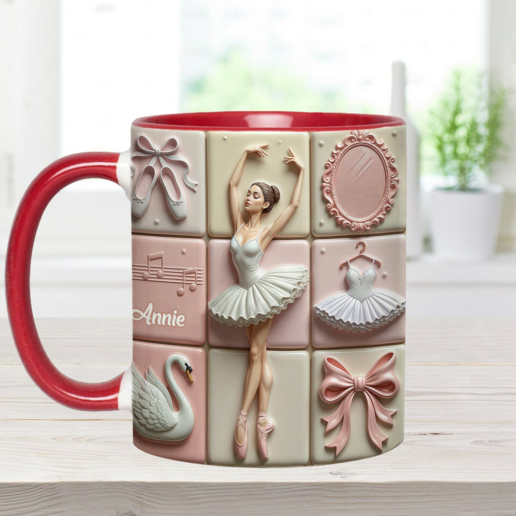 Love Ballet - Personalized Ballet Accent Mug