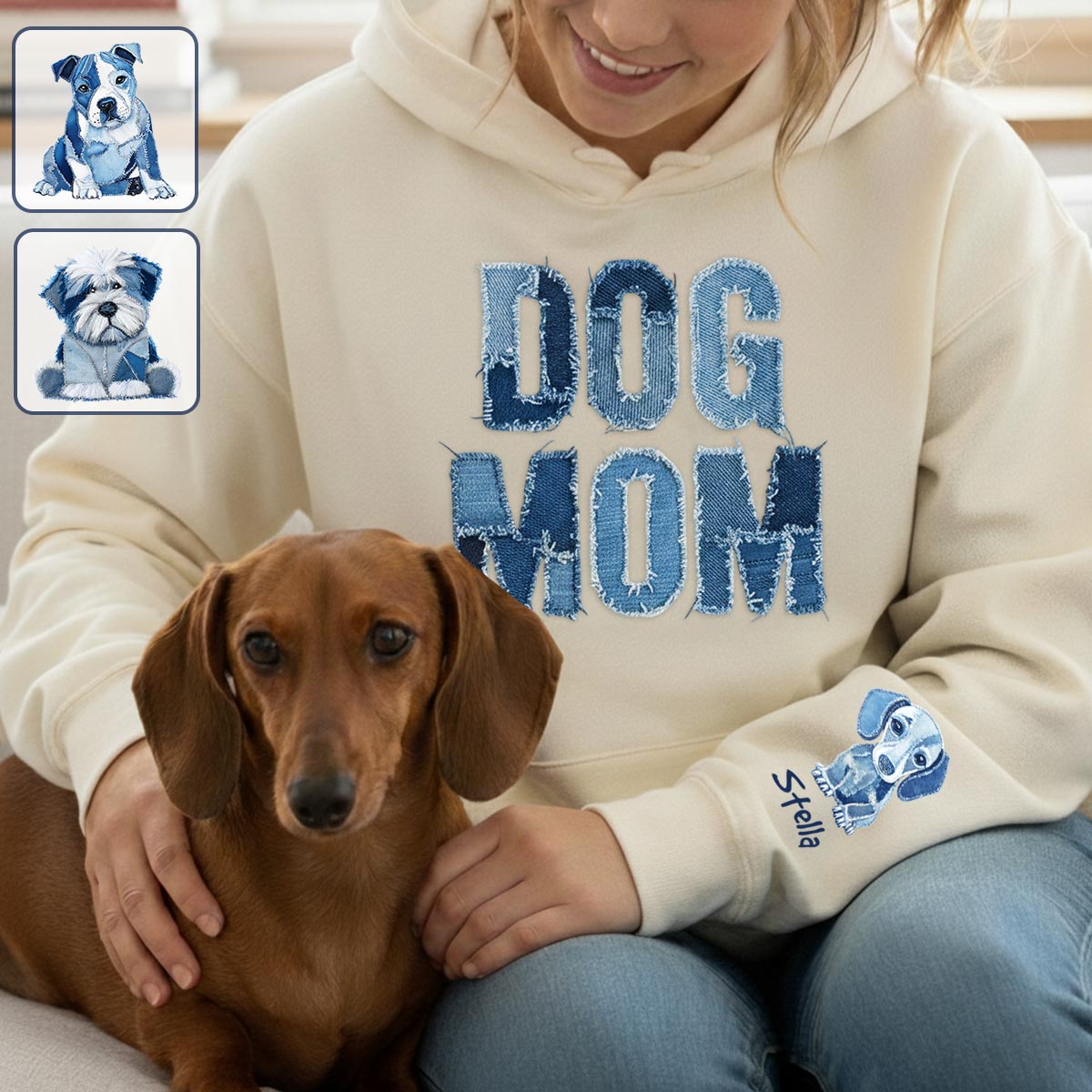 Dog Mom - Personalized Dog All Over Shirt
