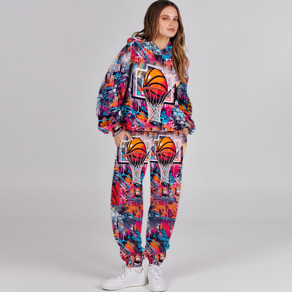 Cool Basketball Design - Personalized Basketball Hoodie and Sweatpants