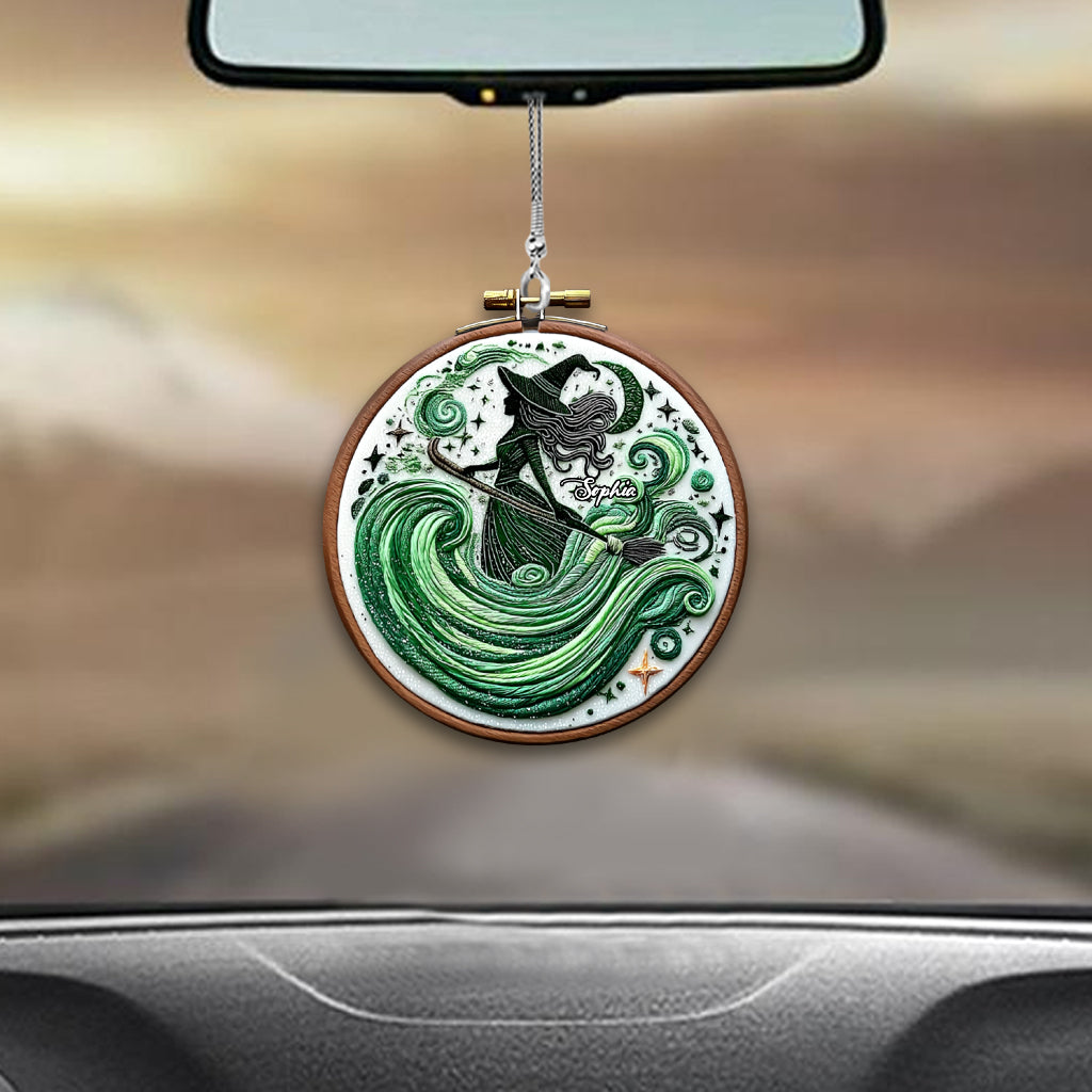 Magical Witch - Personalized Witch Car Ornament