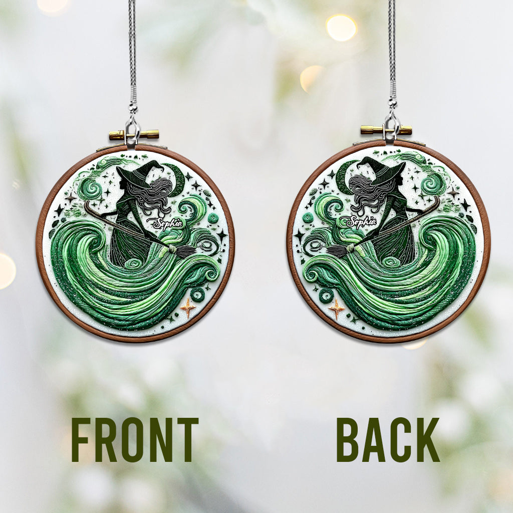 Magical Witch - Personalized Witch Car Ornament