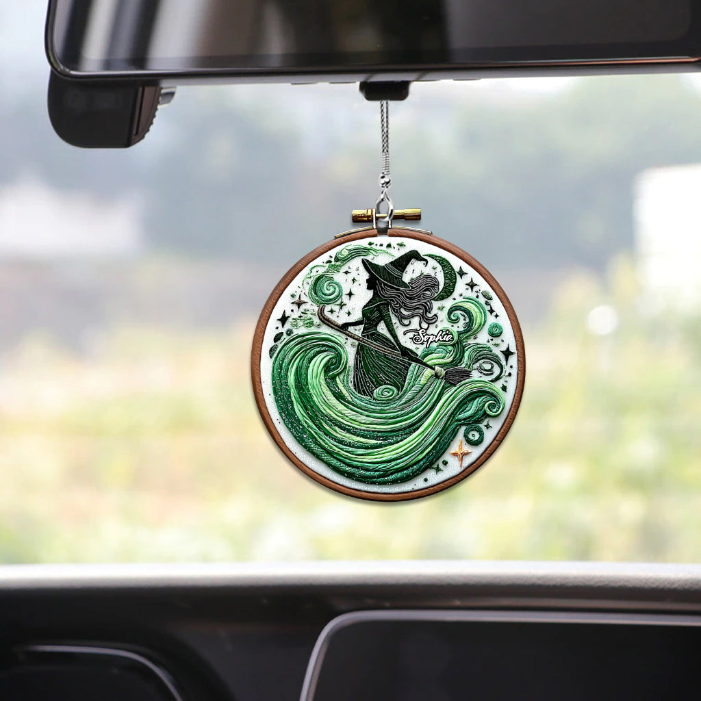 Magical Witch - Personalized Witch Car Ornament