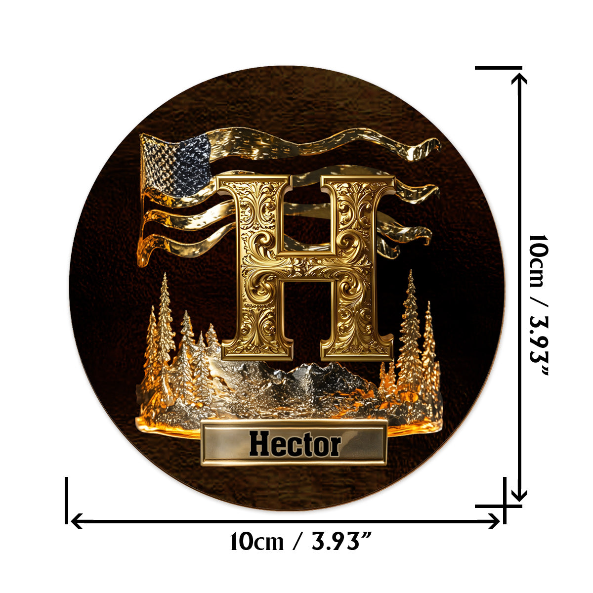 Alphabet Initial For Whiskey, Bourbon... Lovers - Personalized Whisky Whiskey Glass