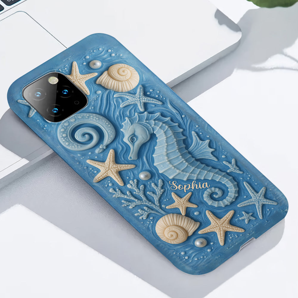 Just A Girl Who Loves Ocean - Personalized Sea Lover Full Print Phone Case