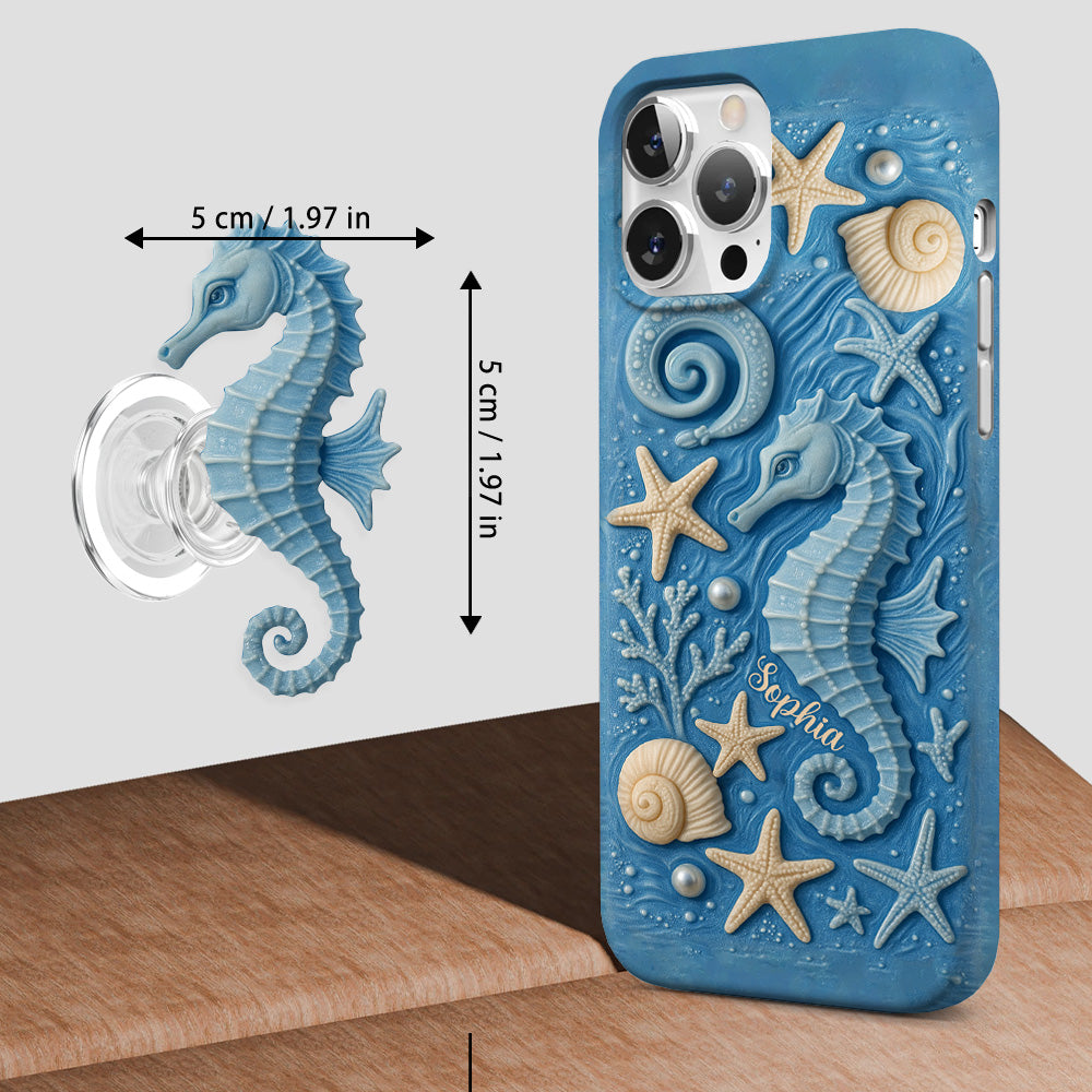 Just A Girl Who Loves Ocean - Personalized Sea Lover Full Print Phone Case