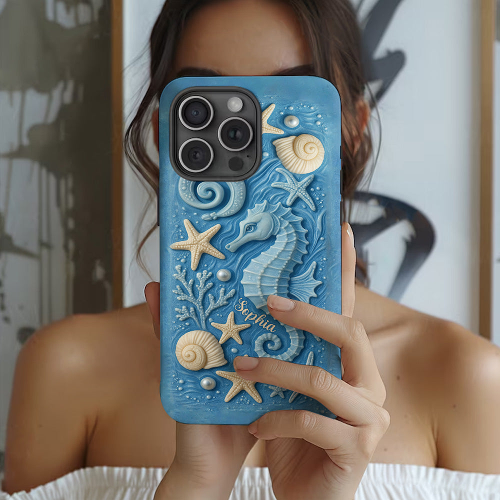 Just A Girl Who Loves Ocean - Personalized Sea Lover Full Print Phone Case