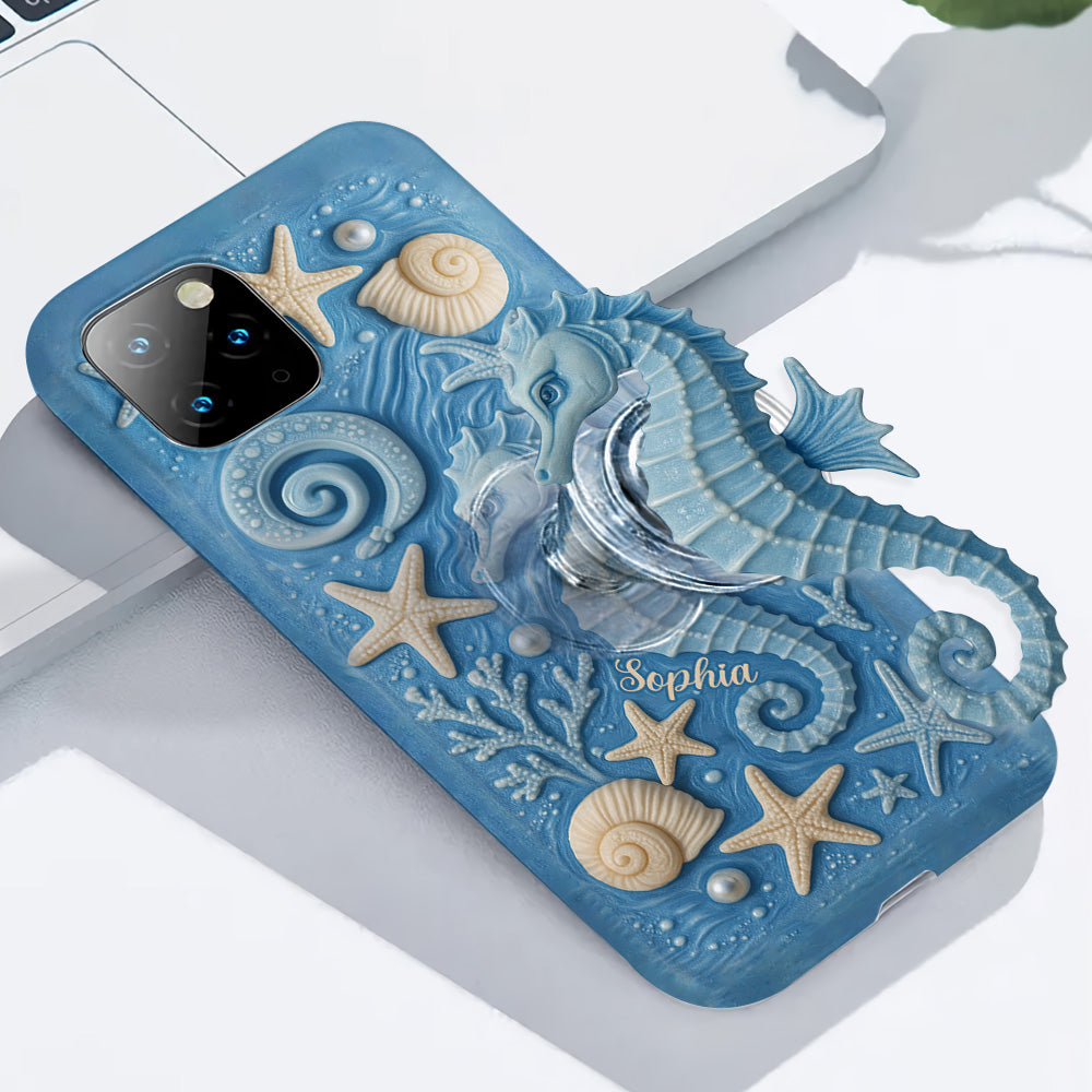 Just A Girl Who Loves Ocean - Personalized Sea Lover Full Print Phone Case