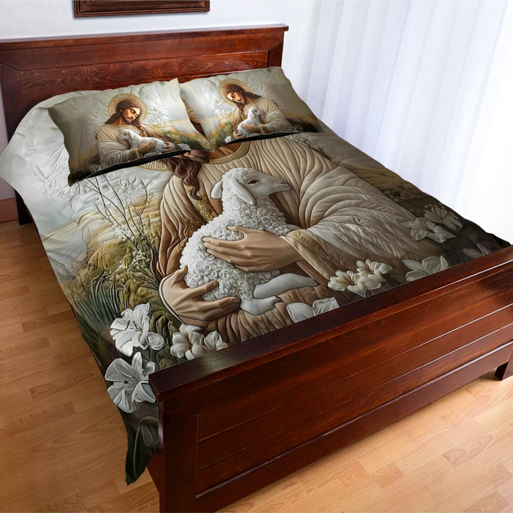 In His Arm - Personalized Christian Bedding Set