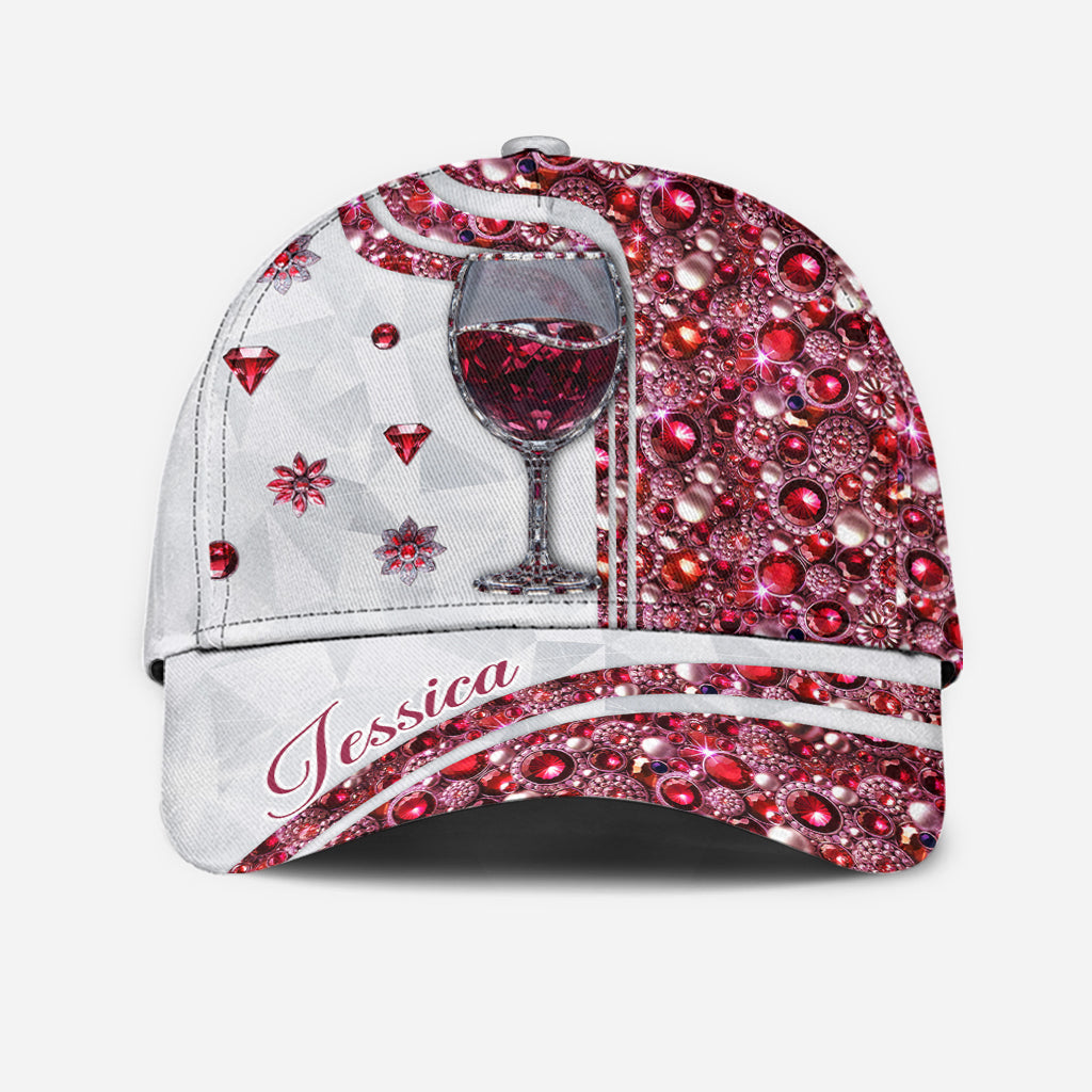 Just A Girl Who Loves Wine - Personalized Wine Classic Cap
