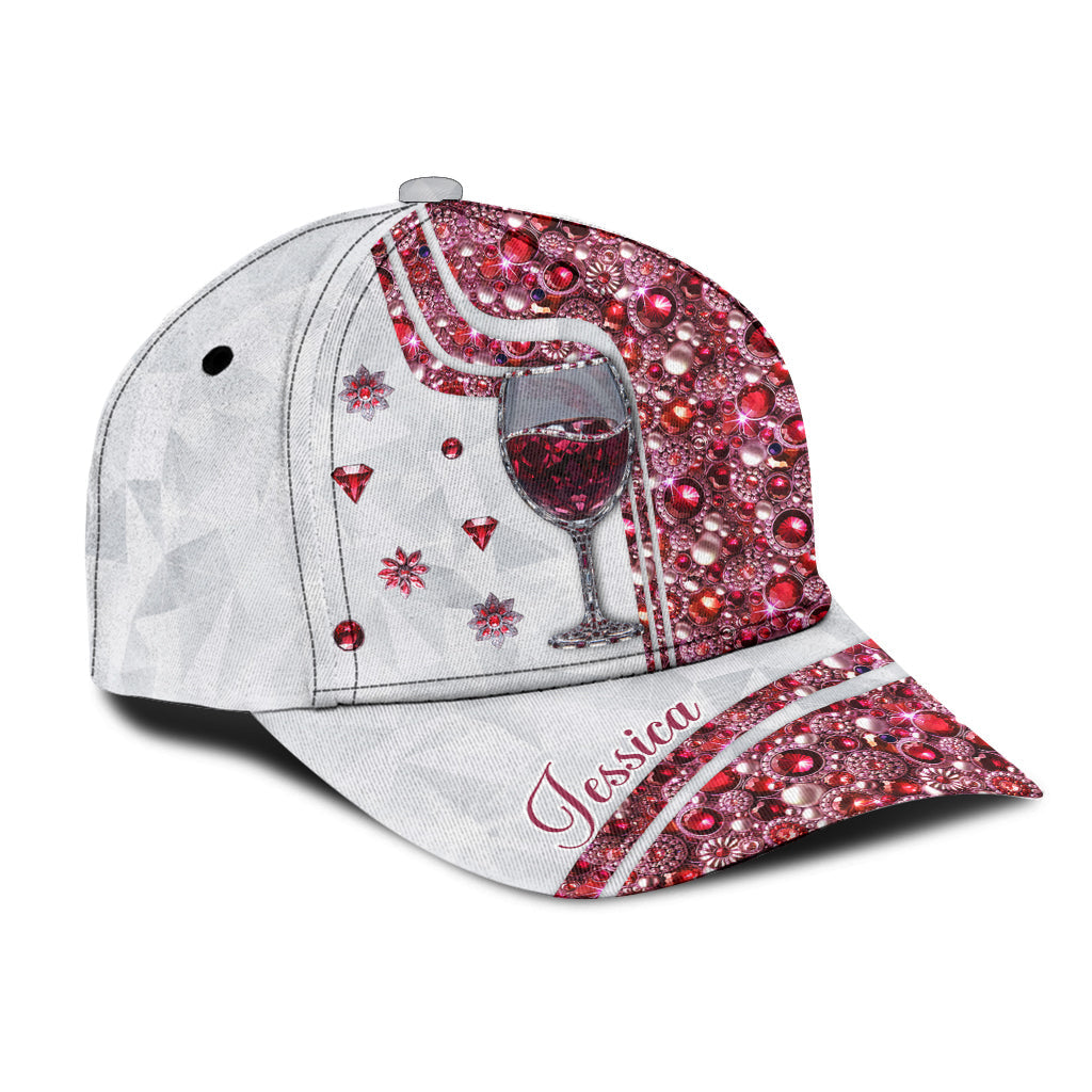 Just A Girl Who Loves Wine - Personalized Wine Classic Cap