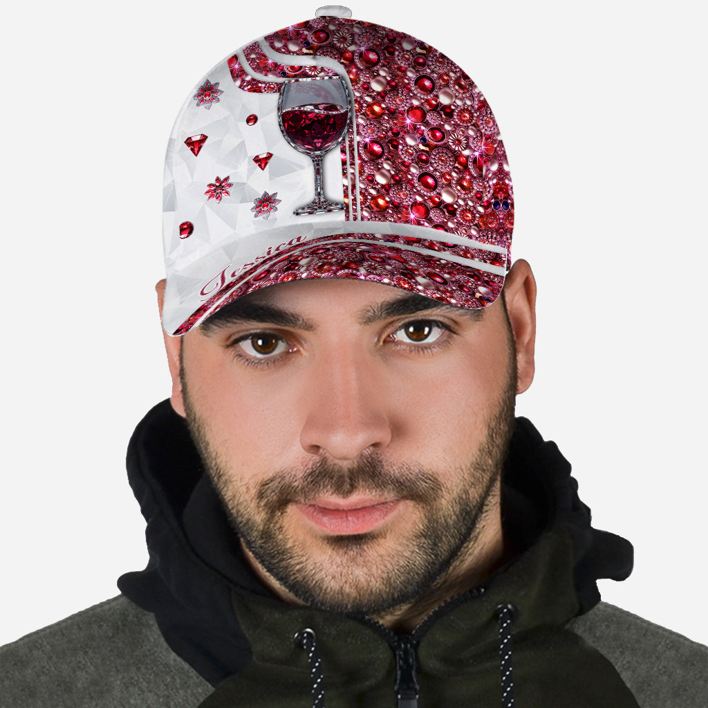 Just A Girl Who Loves Wine - Personalized Wine Classic Cap