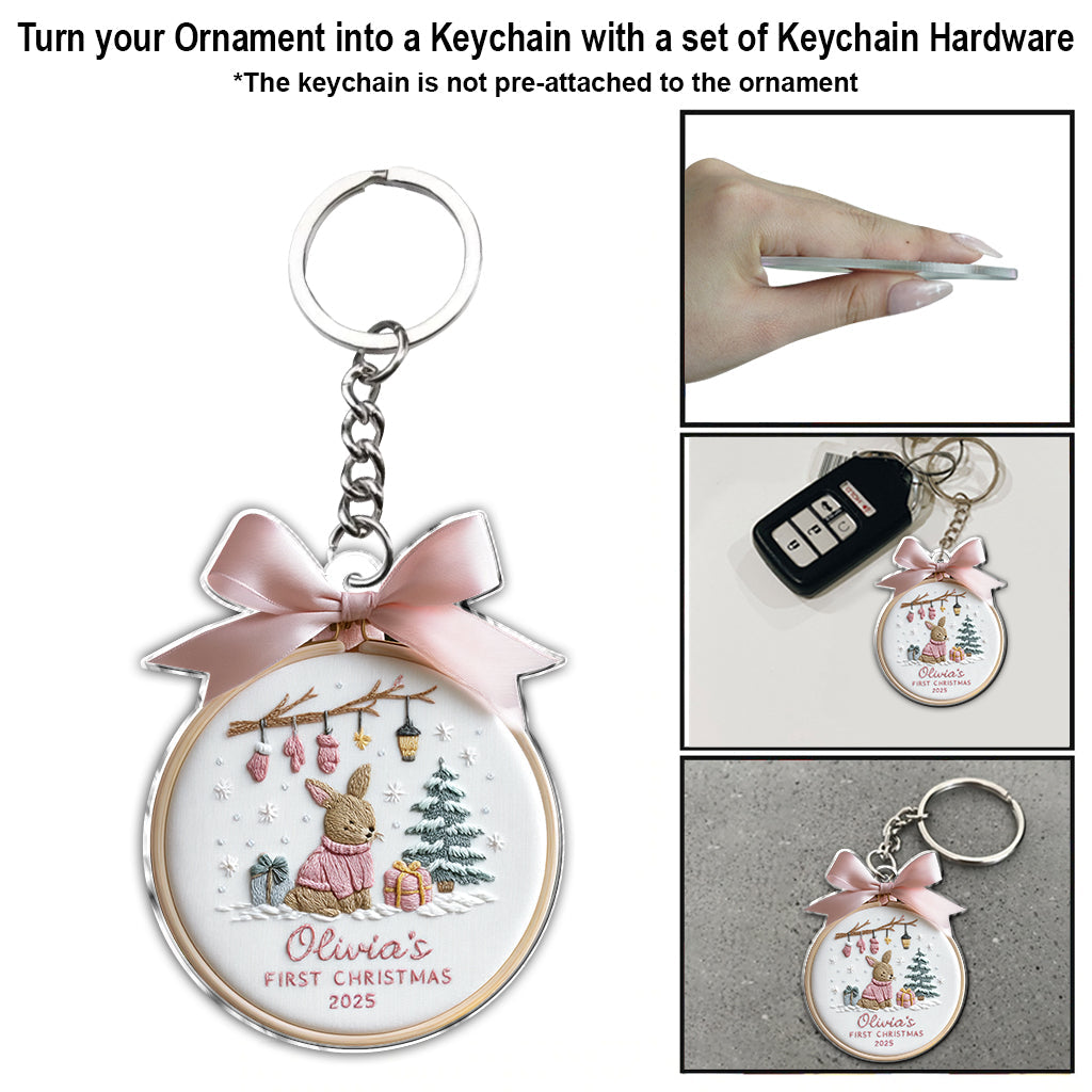 My First Christmas - Personalized Kid Ornament