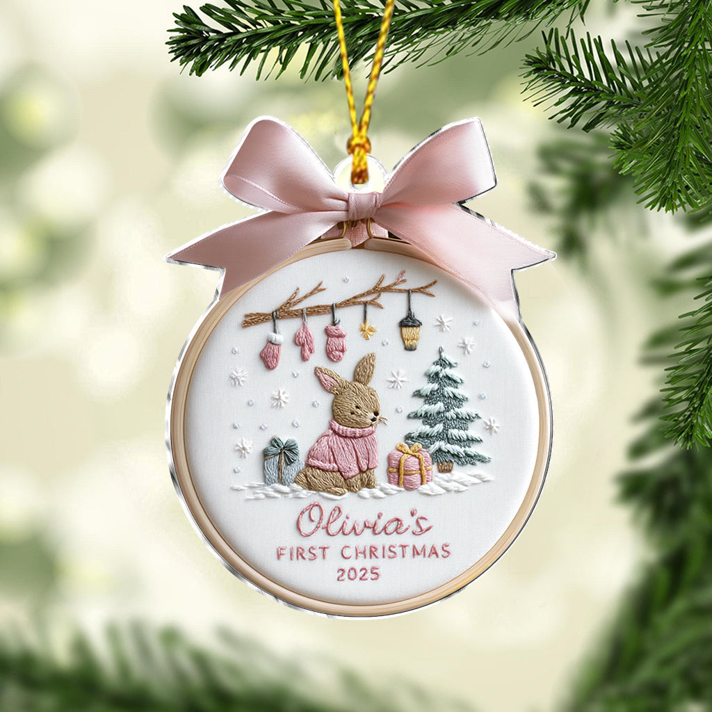 My First Christmas - Personalized Kid Ornament