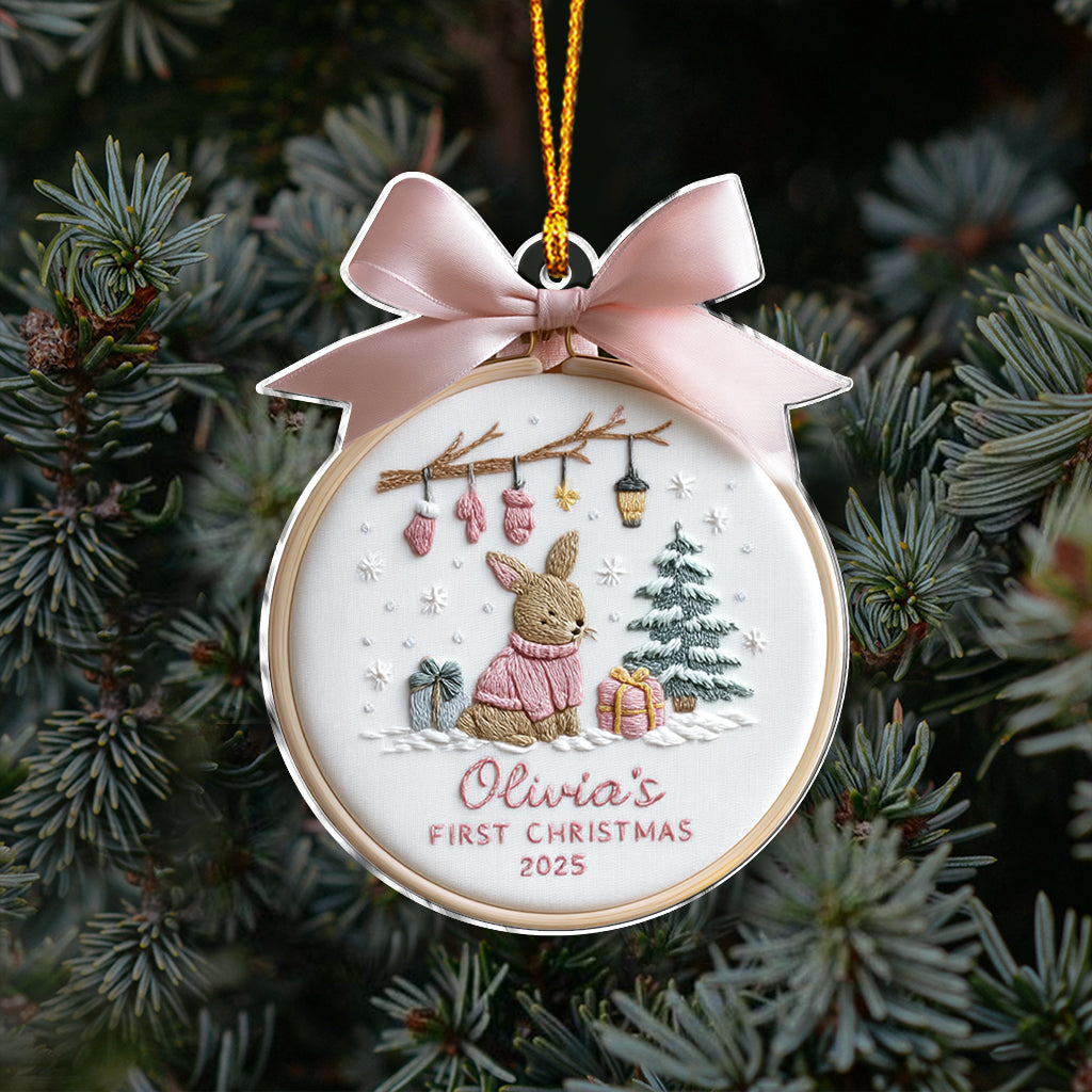 My First Christmas - Personalized Kid Ornament