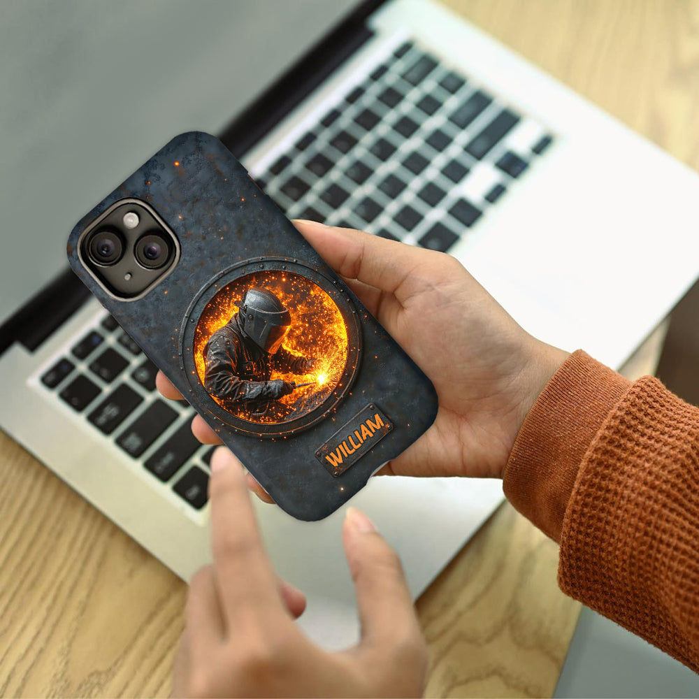 Gift For Welder Man - Personalized Welder Full Print Phone Case