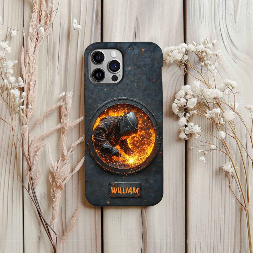 Gift For Welder Man - Personalized Welder Full Print Phone Case