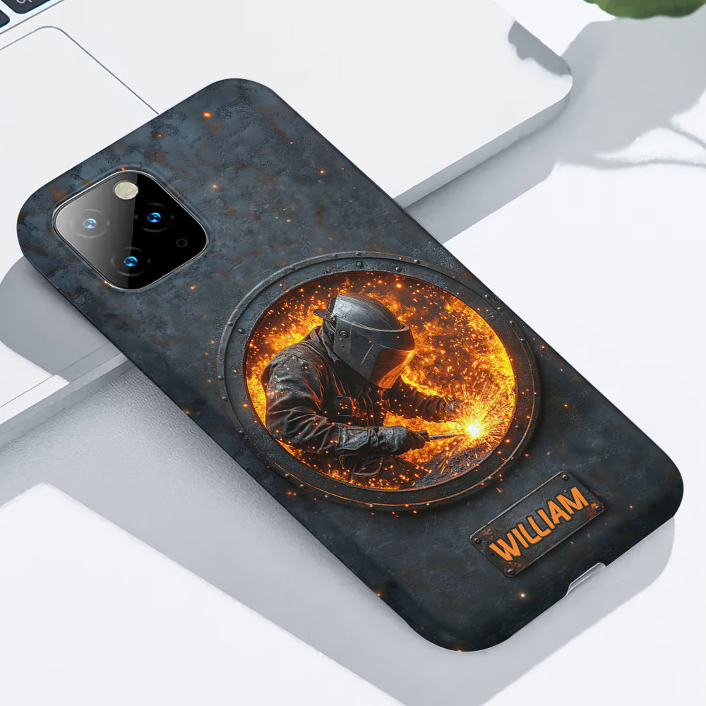 Gift For Welder Man - Personalized Welder Full Print Phone Case