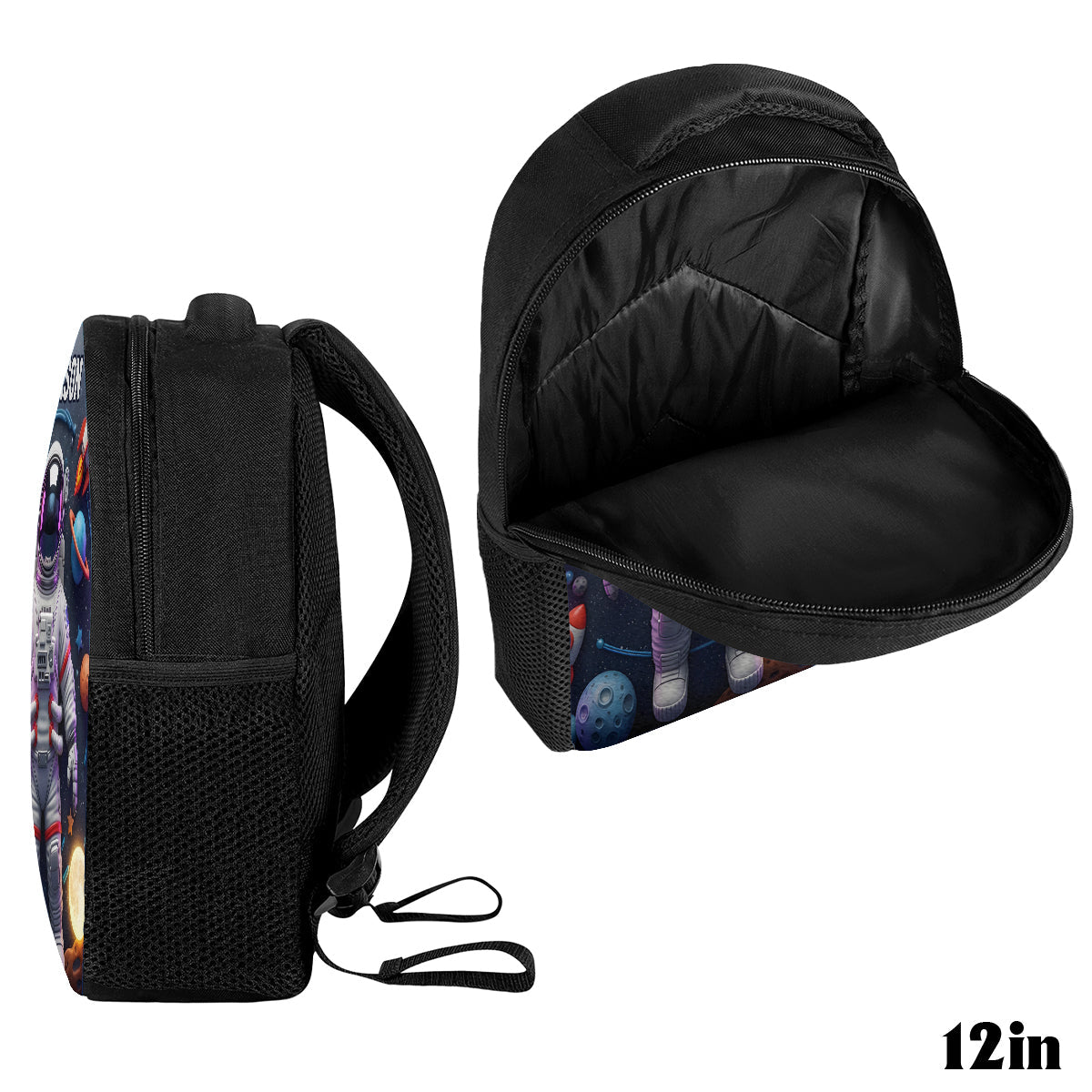 Astronaut And Space - Personalized Kid Multifunctional Backpack