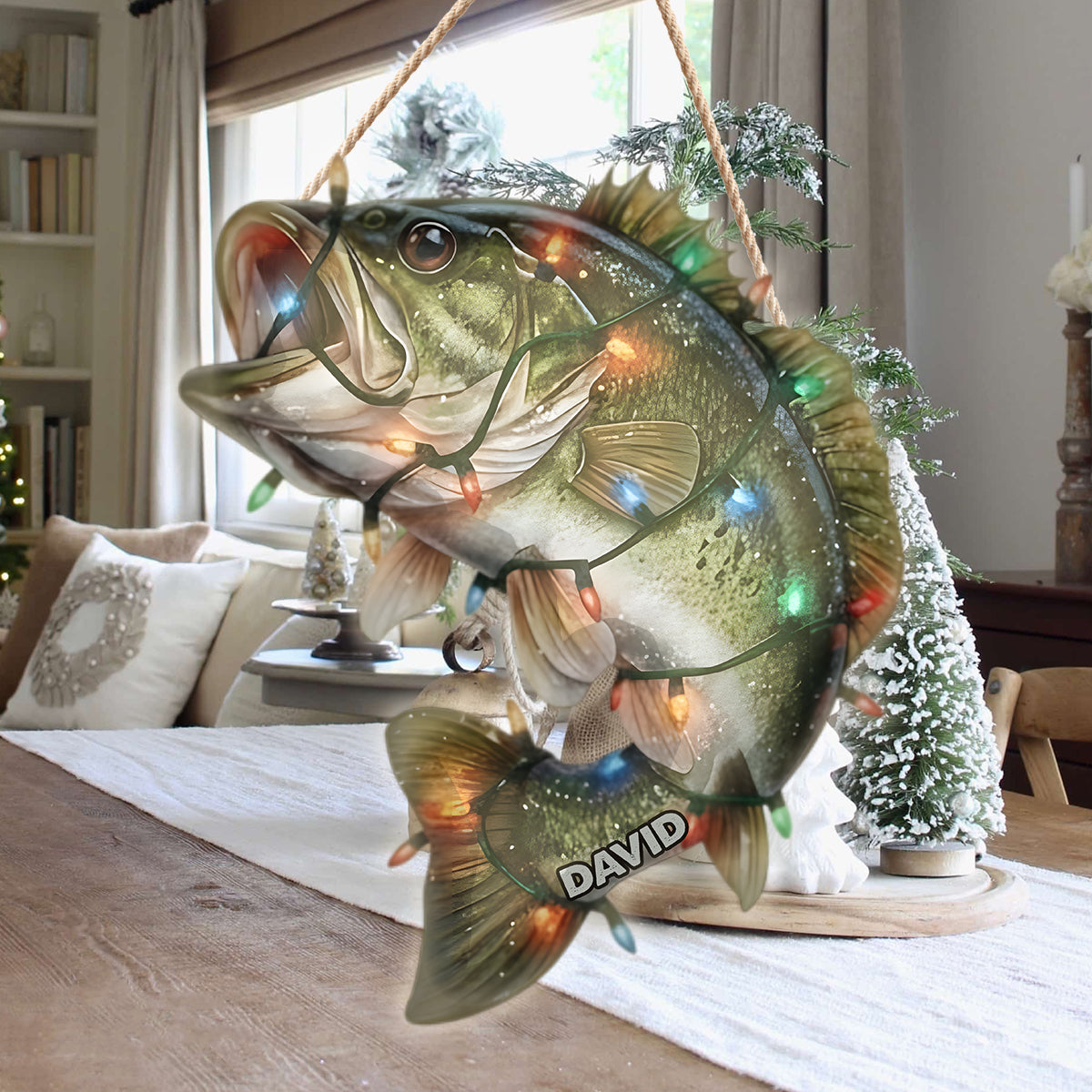 Love Fishing - Personalized Fishing LED Light Acrylic Sign