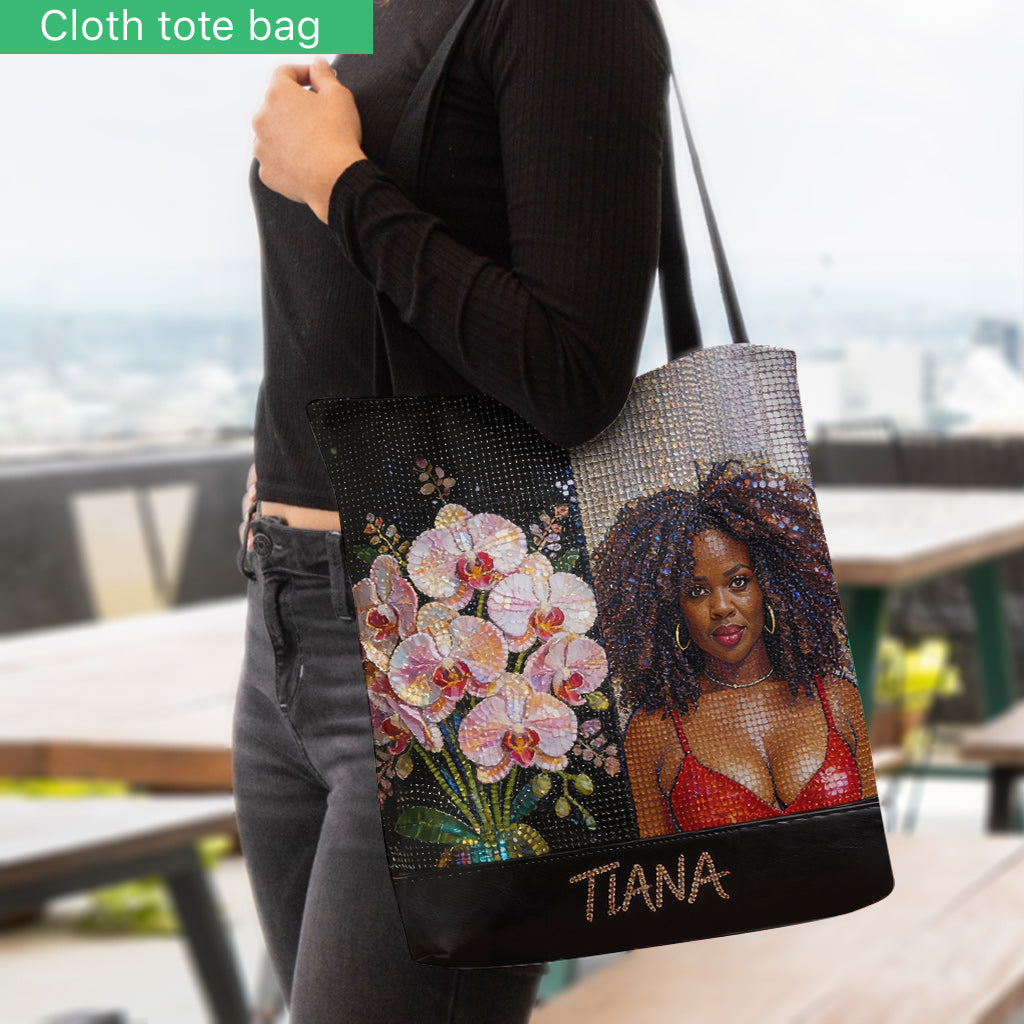 Any Photo, Flower - Personalized Self Love Tote Bag