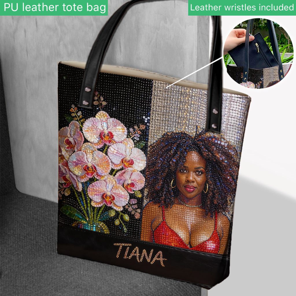 Any Photo, Flower - Personalized Self Love Tote Bag