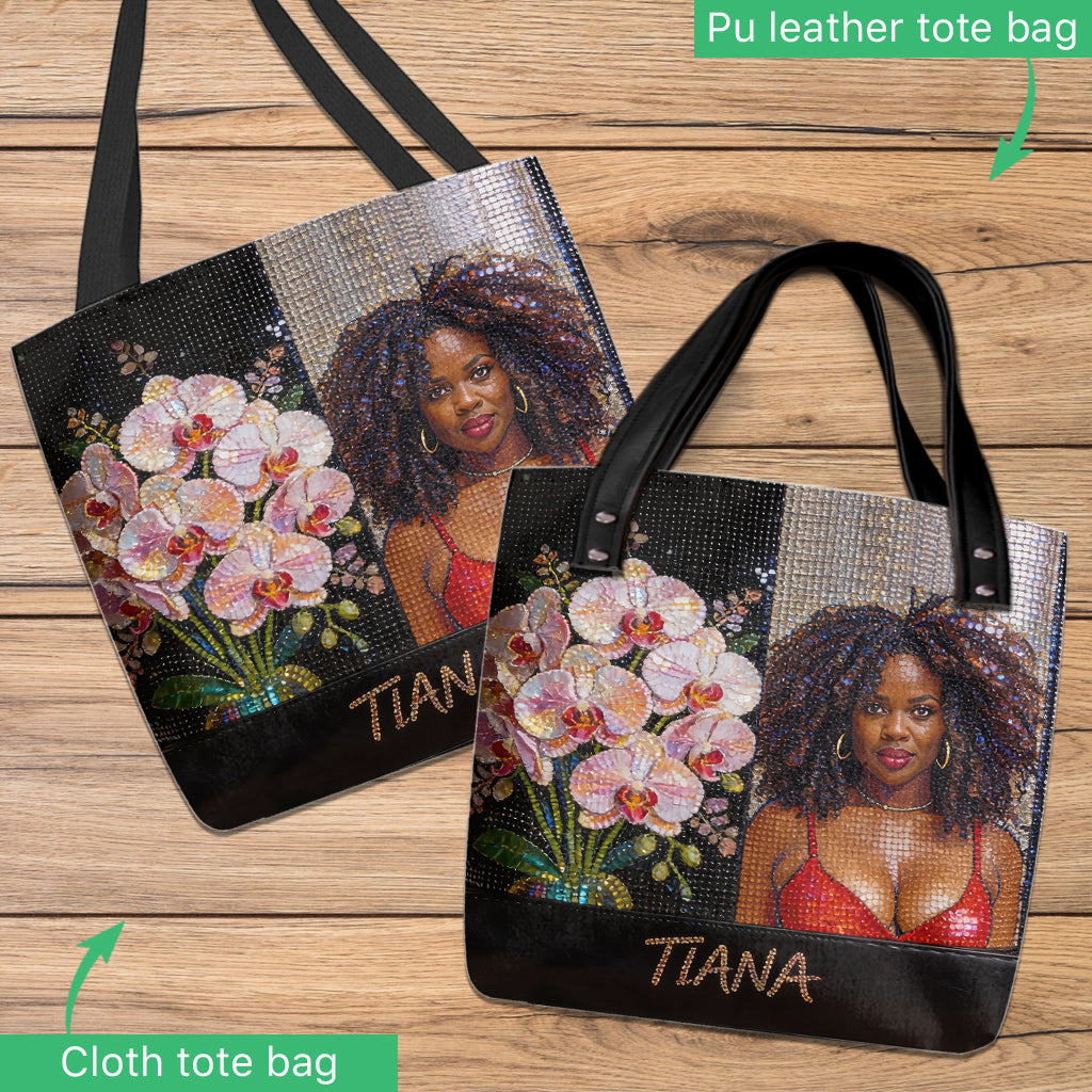 Any Photo, Flower - Personalized Self Love Tote Bag